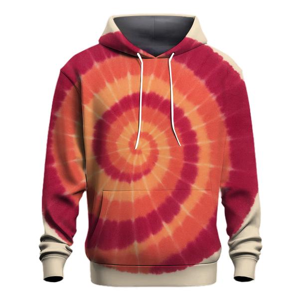 Sunset Spiral Overdye hoodie trends