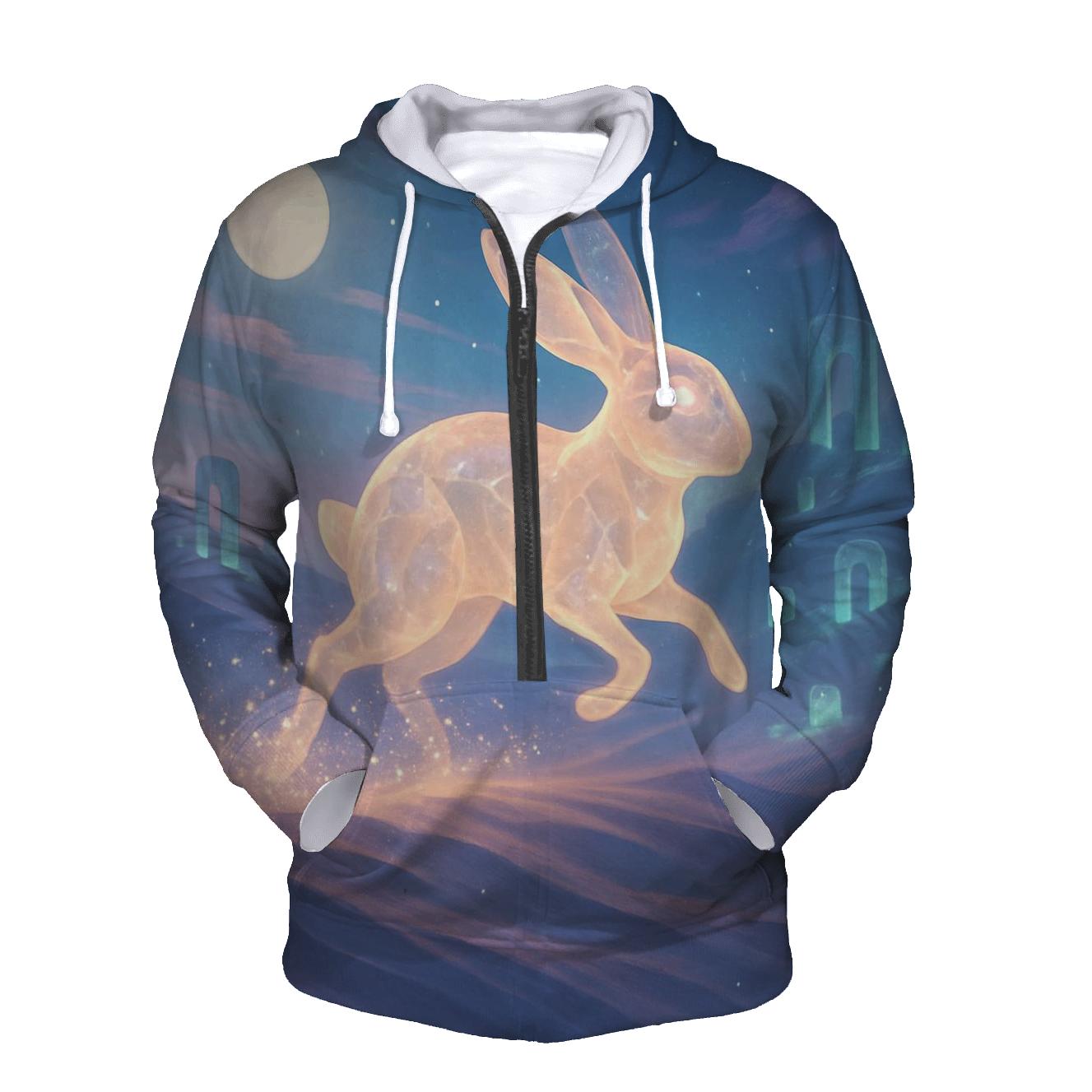 Crystal Hare Of Hollow Dunes embroidered hoodies
