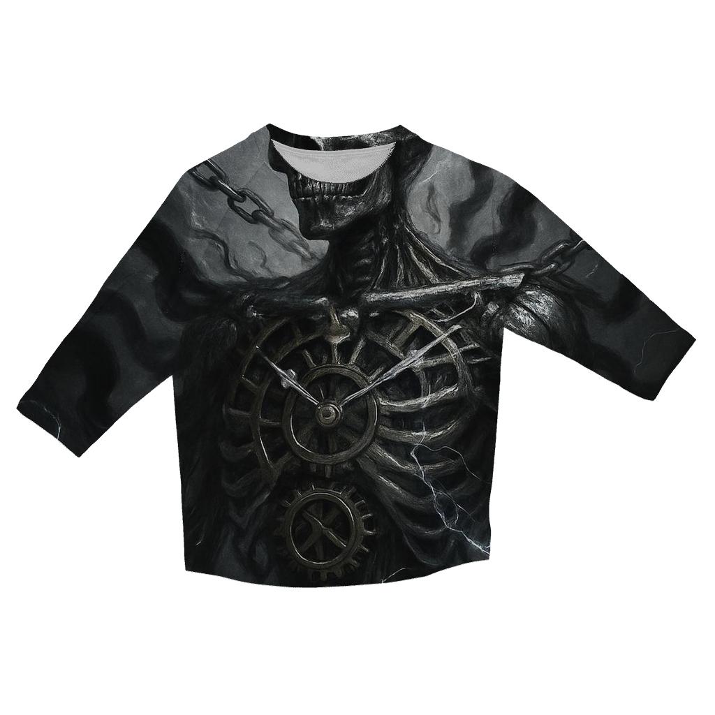 Clockwork Revenant casual three quarter sleeve shirts