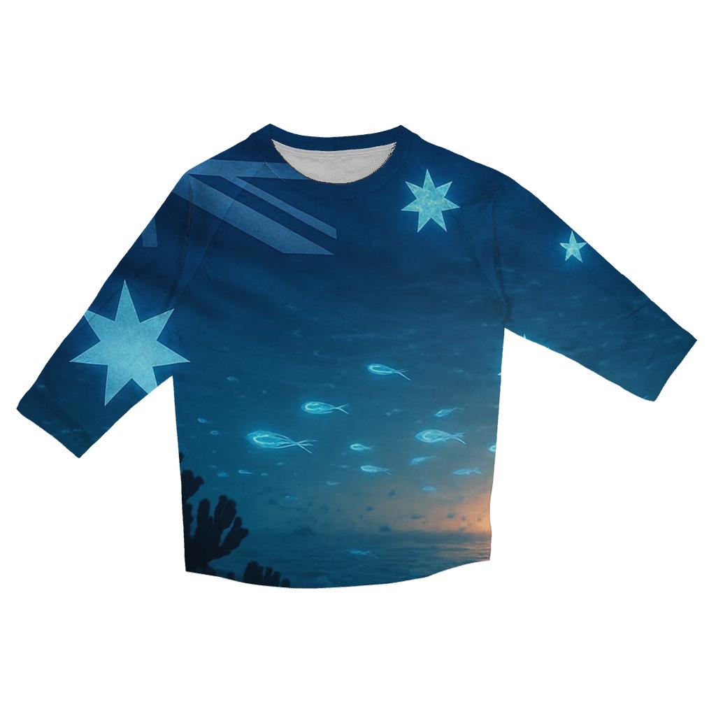 Southern Cross Reef trendy 3/4 sleeve tops
