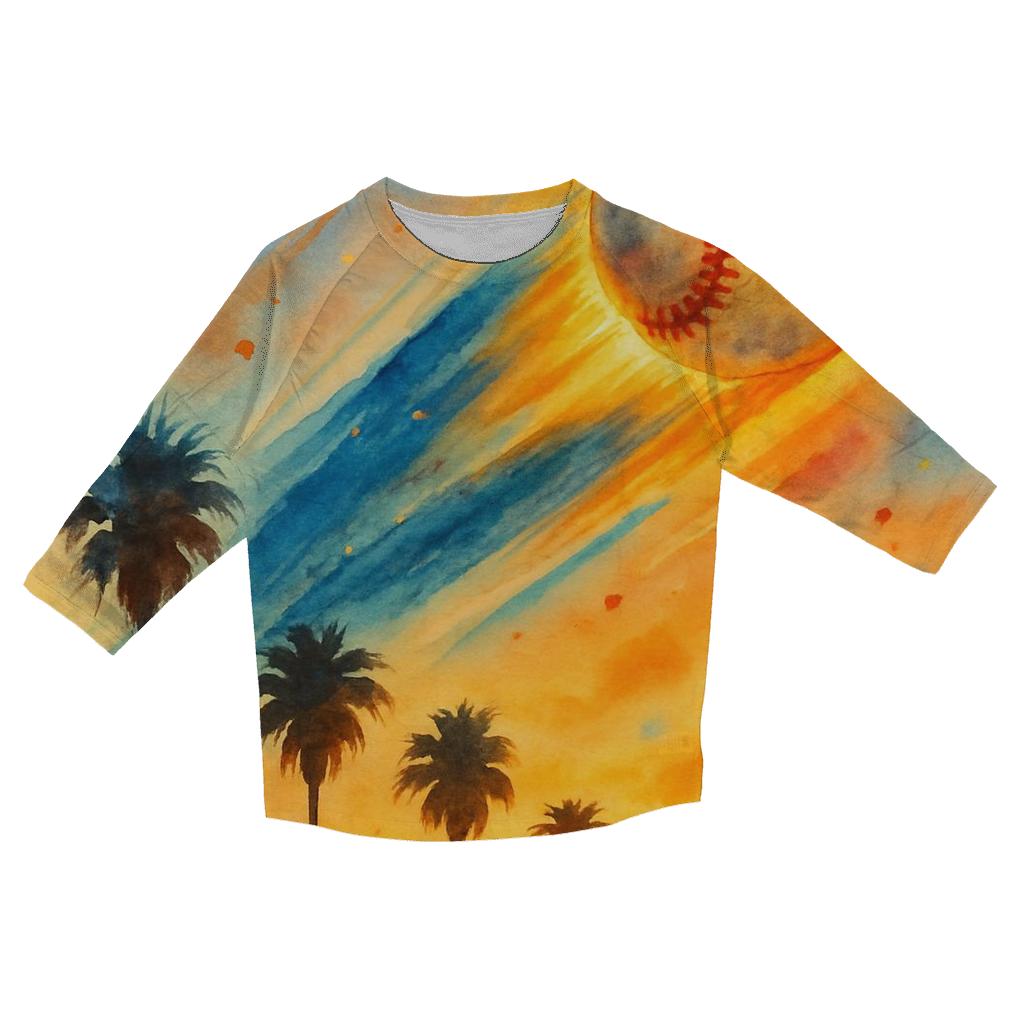Sunrise Home Run Arc casual three quarter sleeve shirts