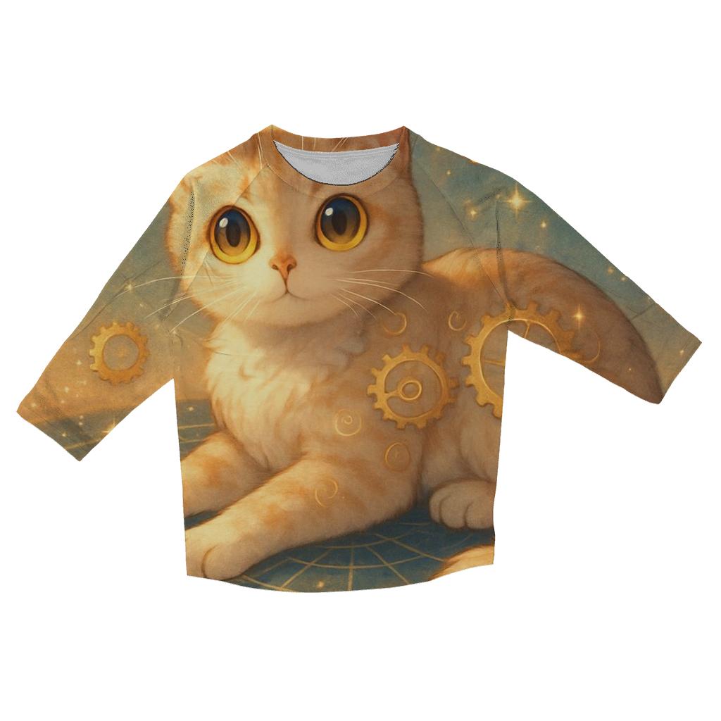 Clockwork Cat Constellary stylish quarter sleeve tops