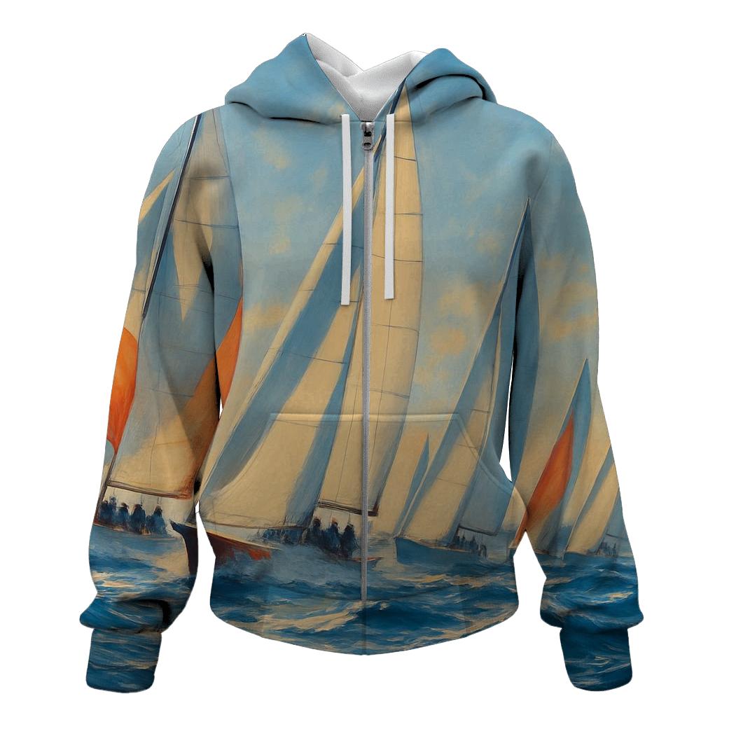 Sail Regatta Panorama heavyweight hoodies