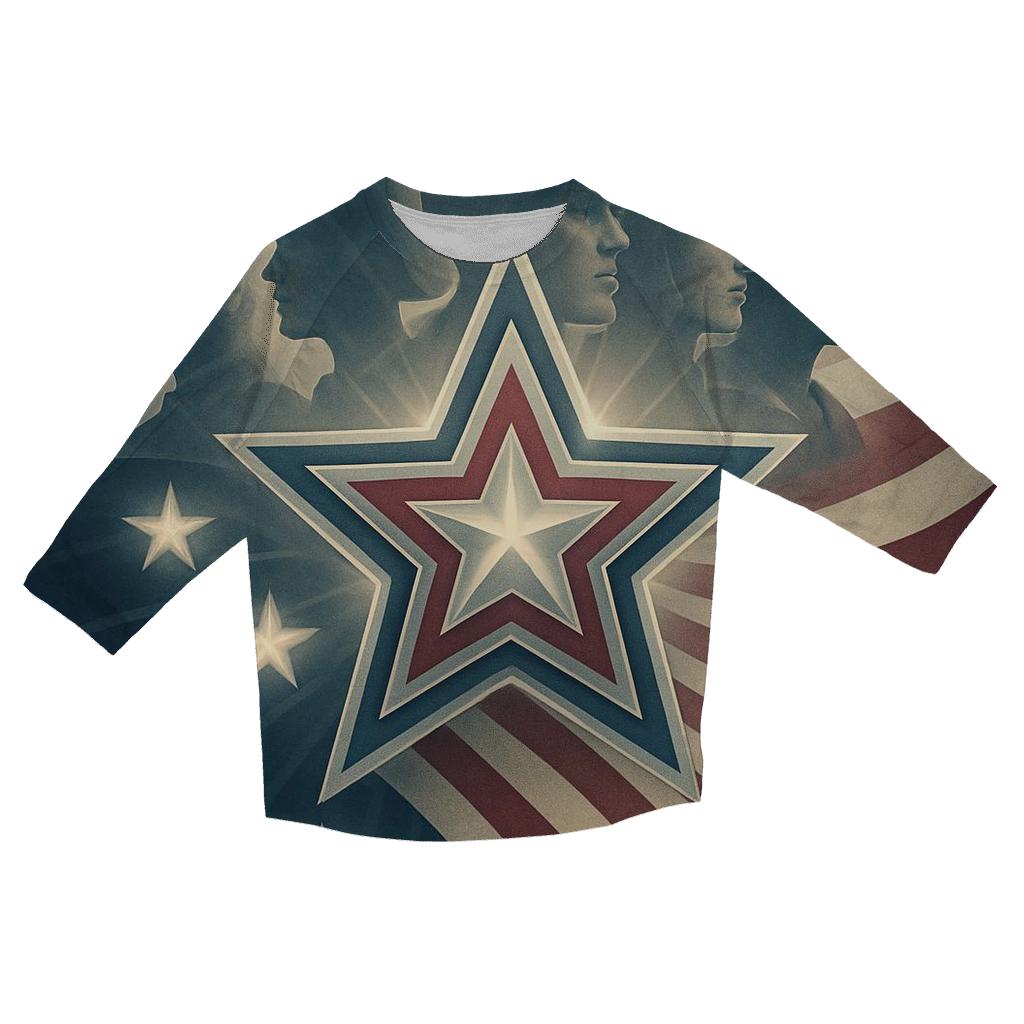 Stars Of Resolve casual three quarter sleeve shirts