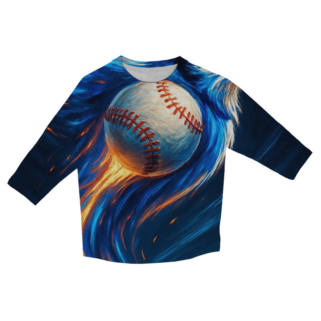 Comet Trail Home Run Blue Jays designer 3/4 sleeve blouses