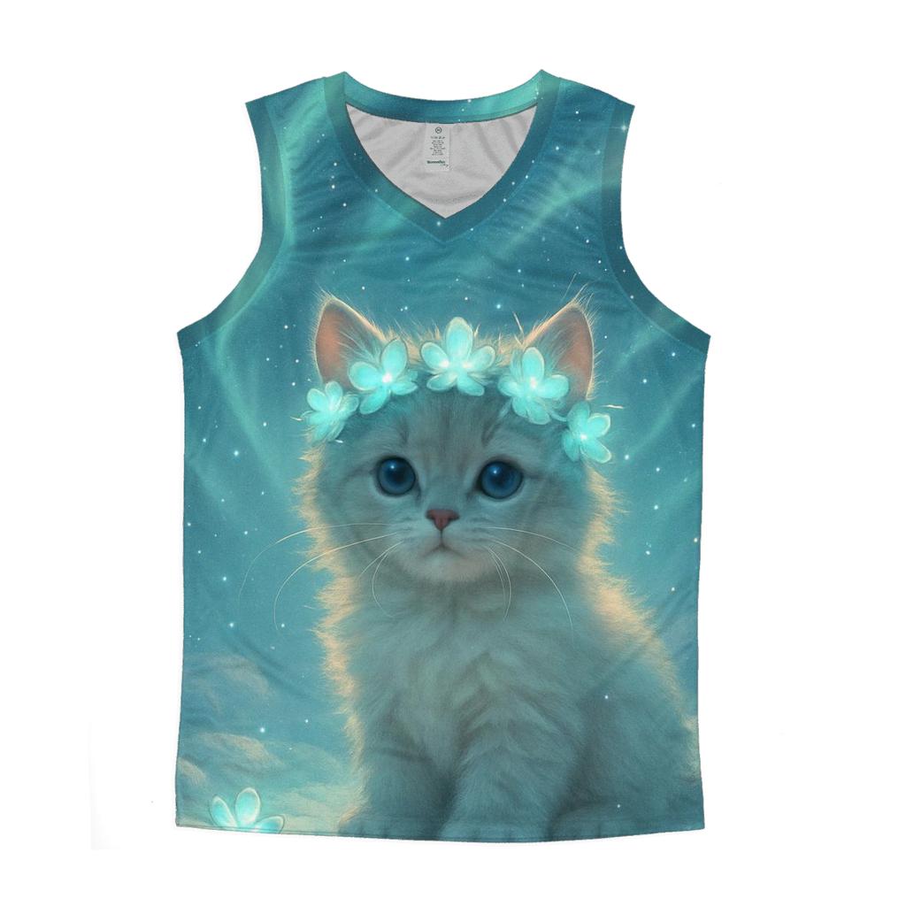 Aurora Crown Kitten designer workout tanks