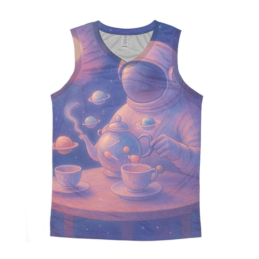 Orbiting Tea Ceremony custom tank tops