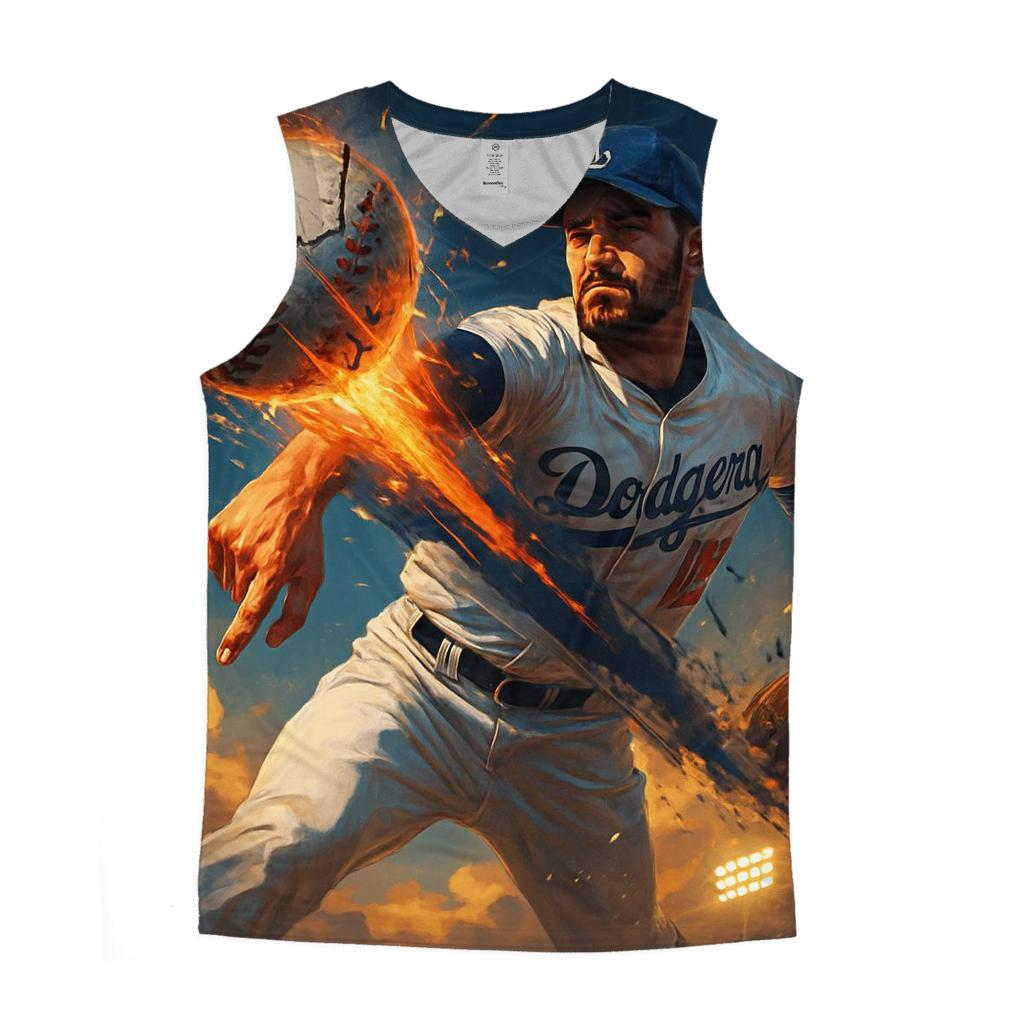 Sunset Fastball Surge designer workout tanks