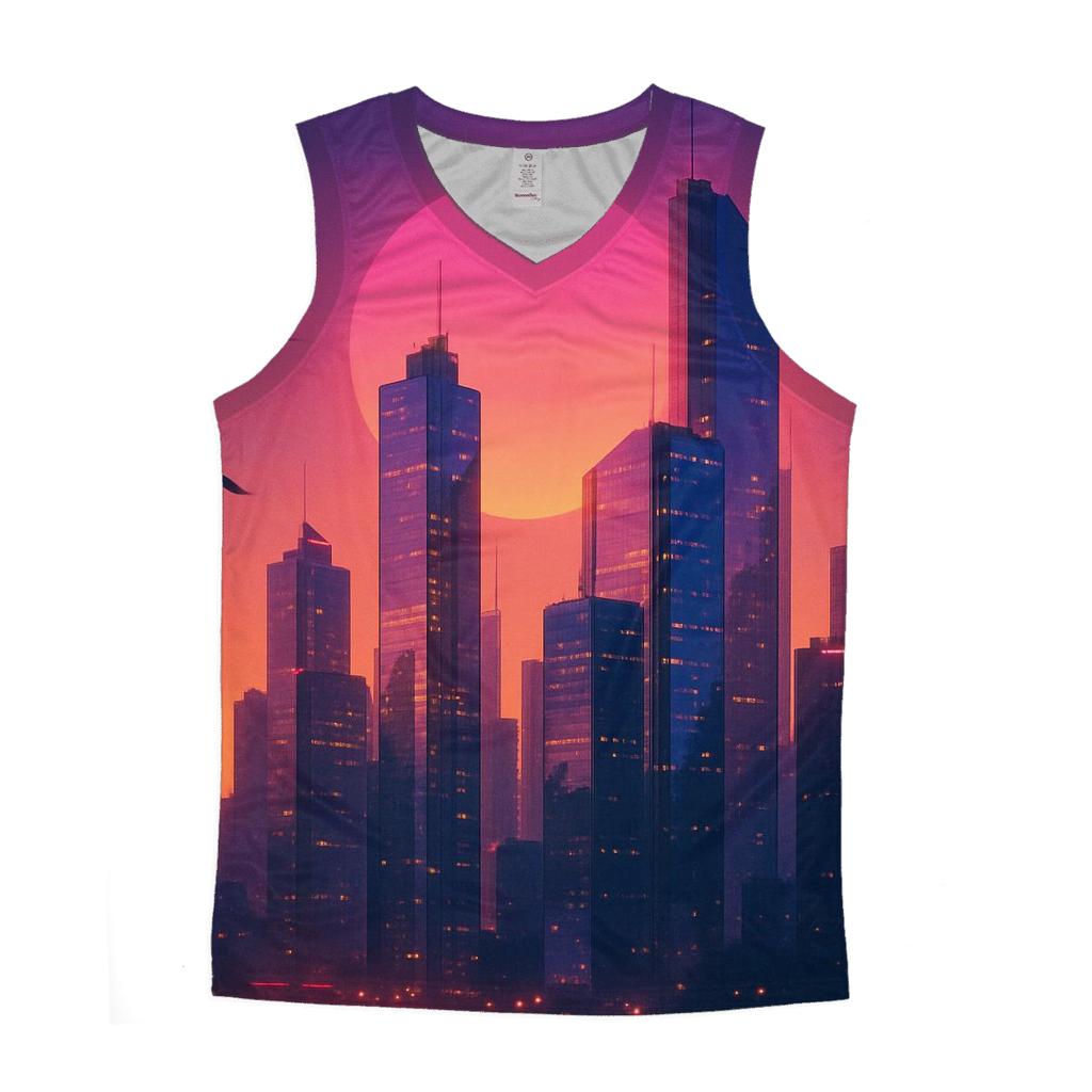 Violet Skyline Echo stylish racerback tanks
