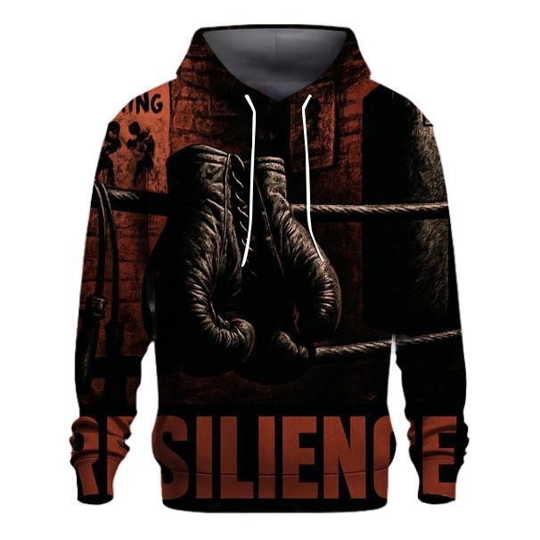 Boxing Poster Noir lightweight hoodies