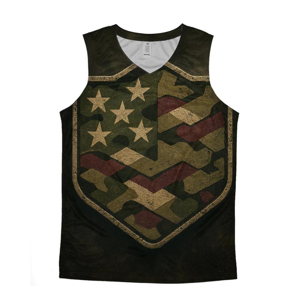 Camouflage Freedom Fusion custom tank tops