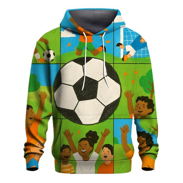 Youth Soccer Mosaic hoodie designs