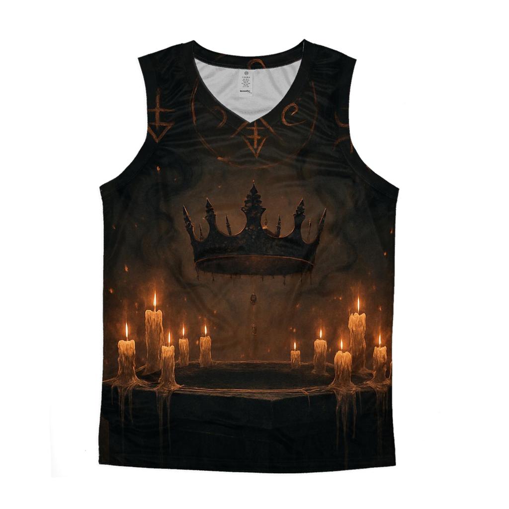 Black Altar Of Falling Suns stylish racerback tanks