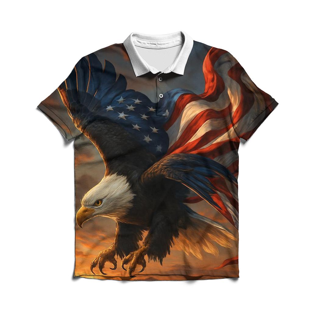 Eagle Banner Surge personalized polo shirts