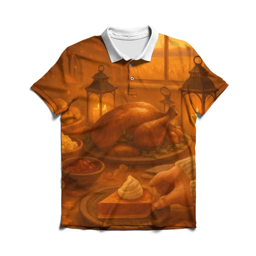 Harvest Lantern Table stylish collar polo tees