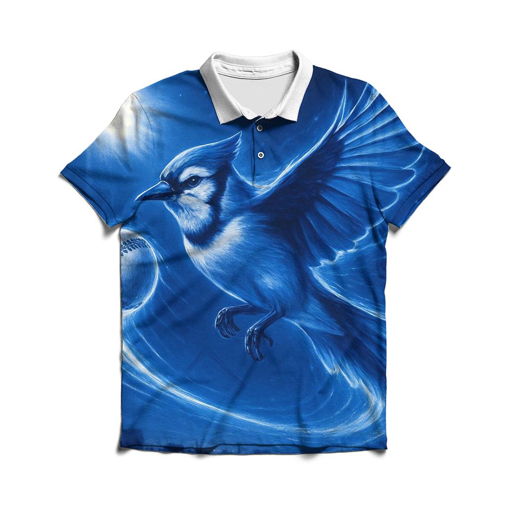Blue Jays Aerial Surge branded logo polo shirts
