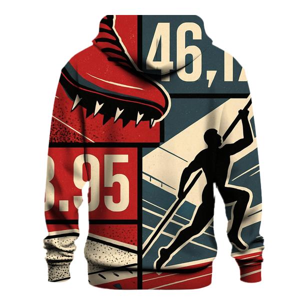 Track And Field Graphic Study lightweight hoodies