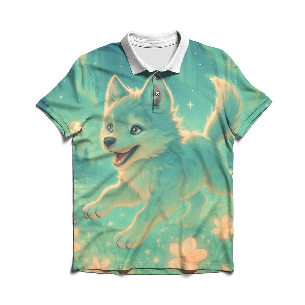 Aurora Trail Pup personalized polo shirts