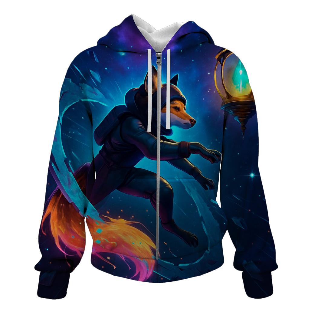 Neon Voyager Fox hoodie designs