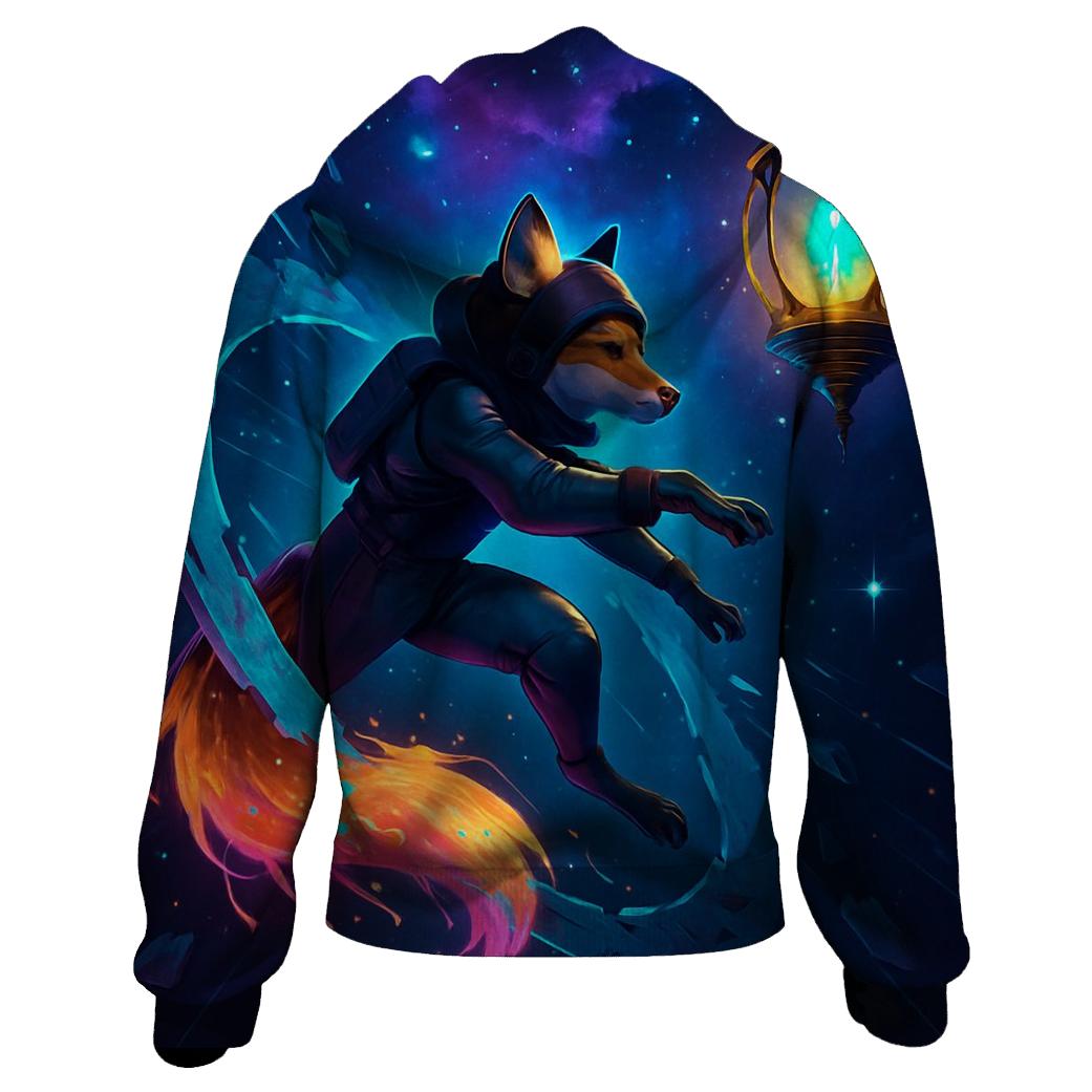 Neon Voyager Fox hoodie designs