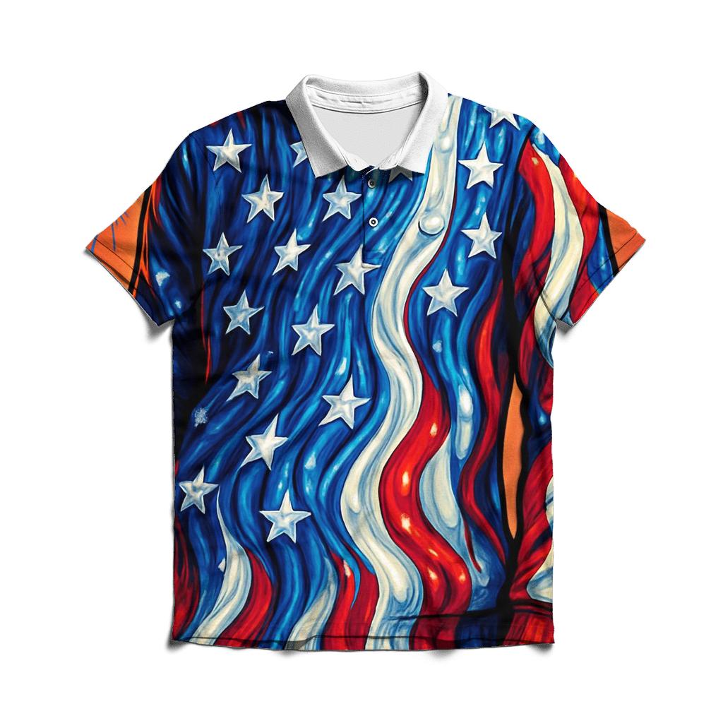 Stars In Motion Cascade premium cotton polo shirts