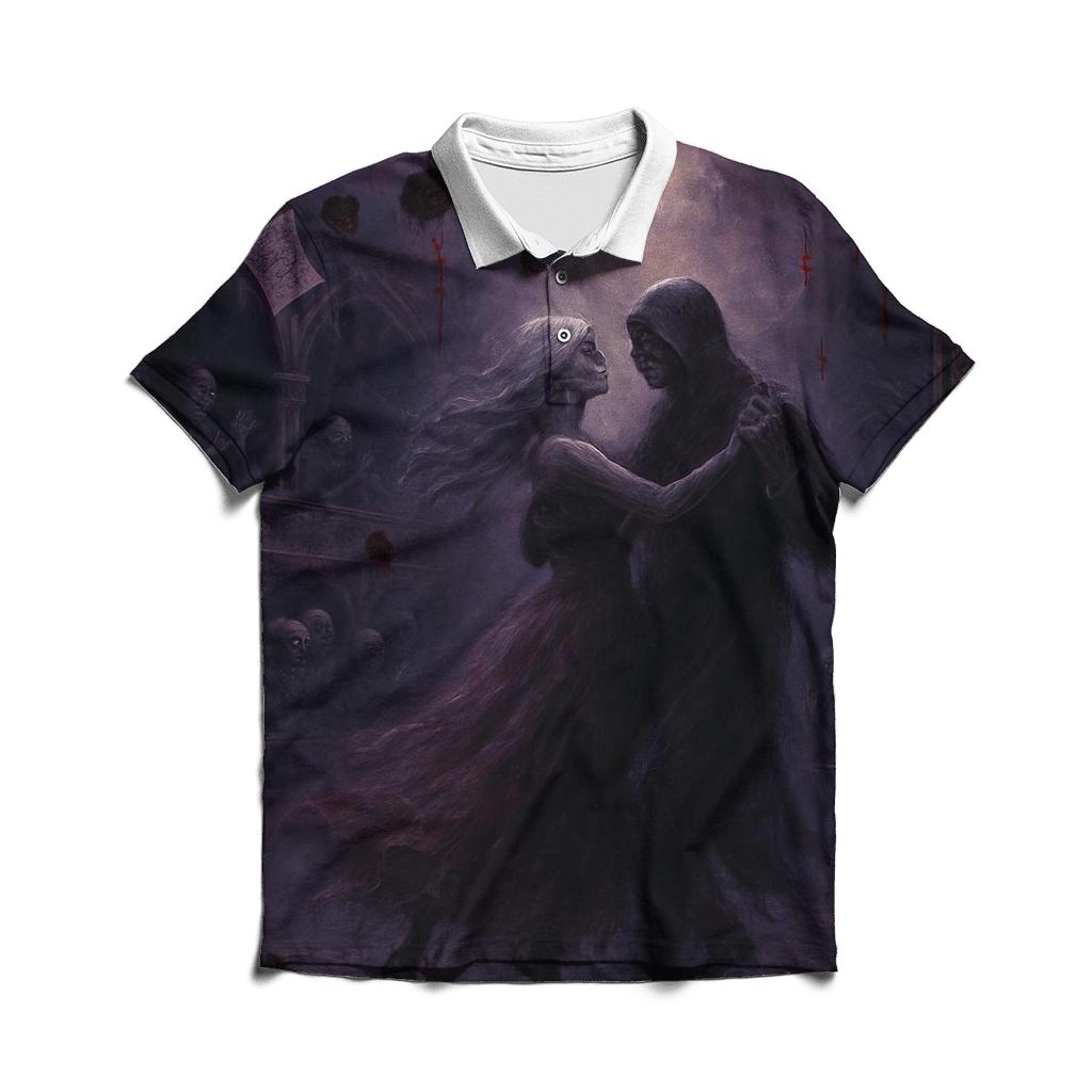 Waltz Of The Cursed Choir designer slim fit polos