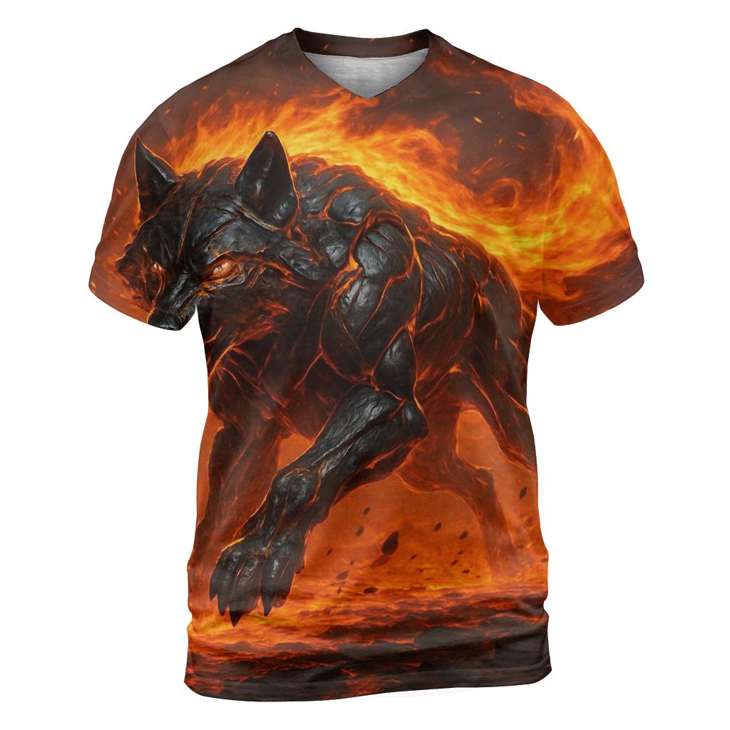 Solar Forge Wolf personalized full print shirts