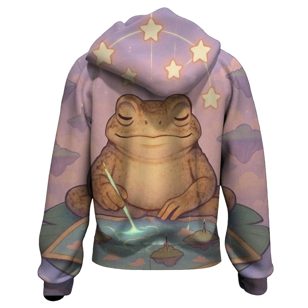 Dreamcartographer Toad embroidered hoodies