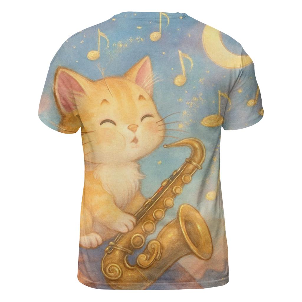 Starlight Jazz Kitten unique graphic print tees