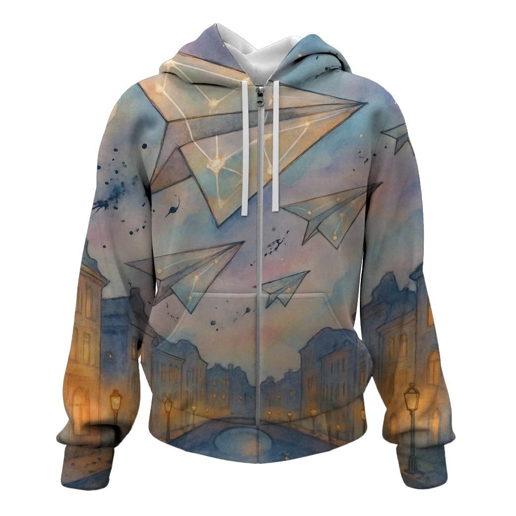 Paper Plane Constellation hoodies fashion