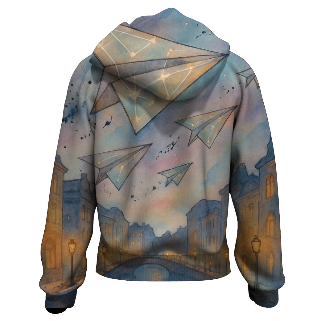 Paper Plane Constellation hoodies fashion