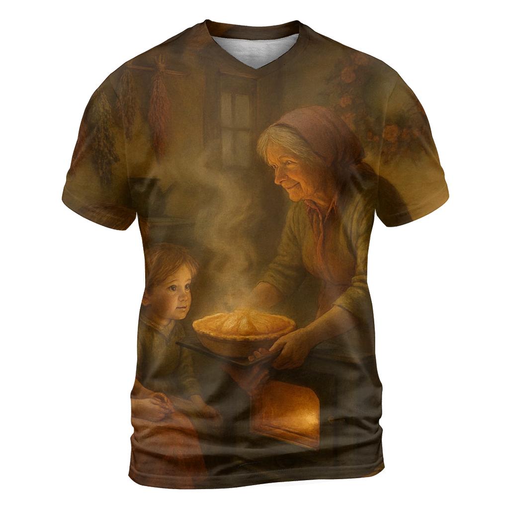 Cozy Cabin Pie Night statement graphic shirts