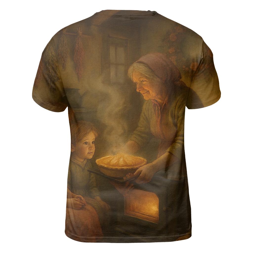 Cozy Cabin Pie Night statement graphic shirts