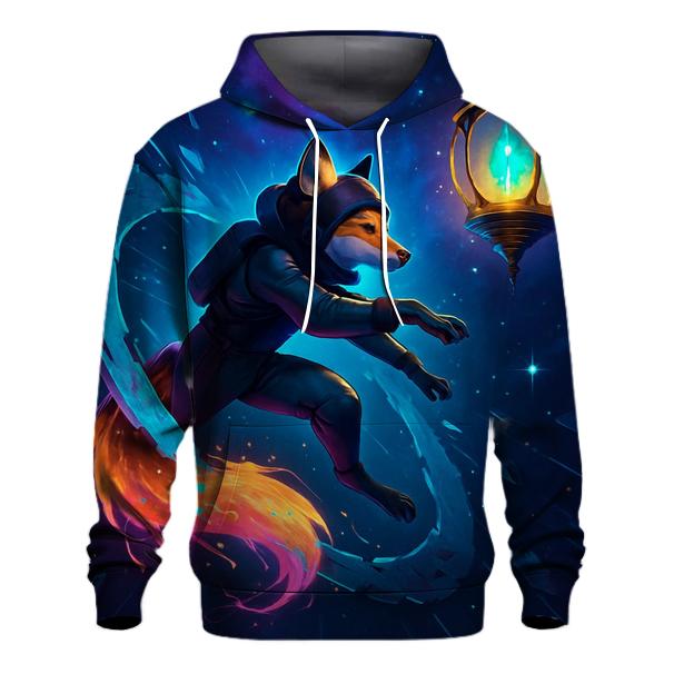 Neon Voyager Fox pullover hoodies