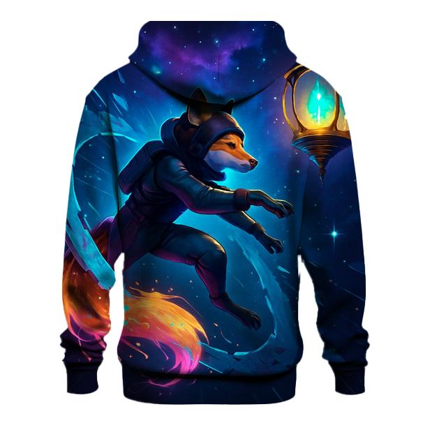 Neon Voyager Fox pullover hoodies