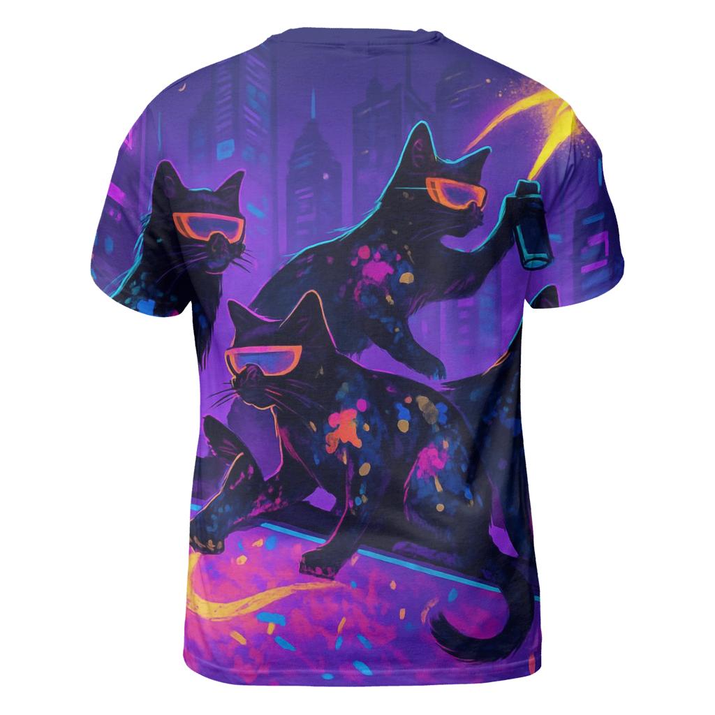 Cyberpunk Alley Patrol custom all-over print shirts