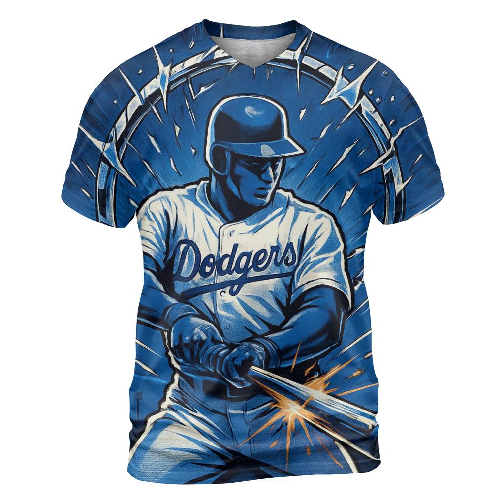 Chrome Batter Halo vibrant all-over design tees