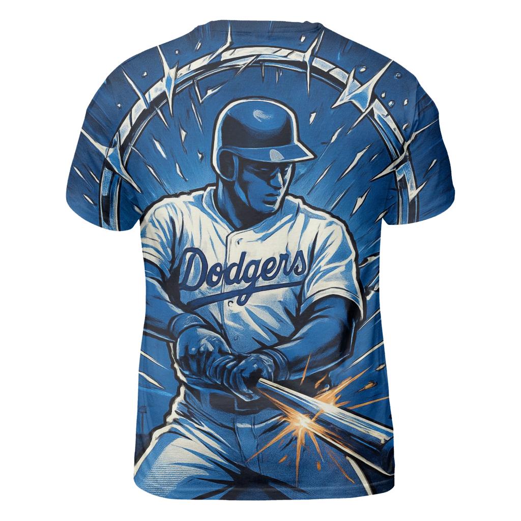 Chrome Batter Halo vibrant all-over design tees