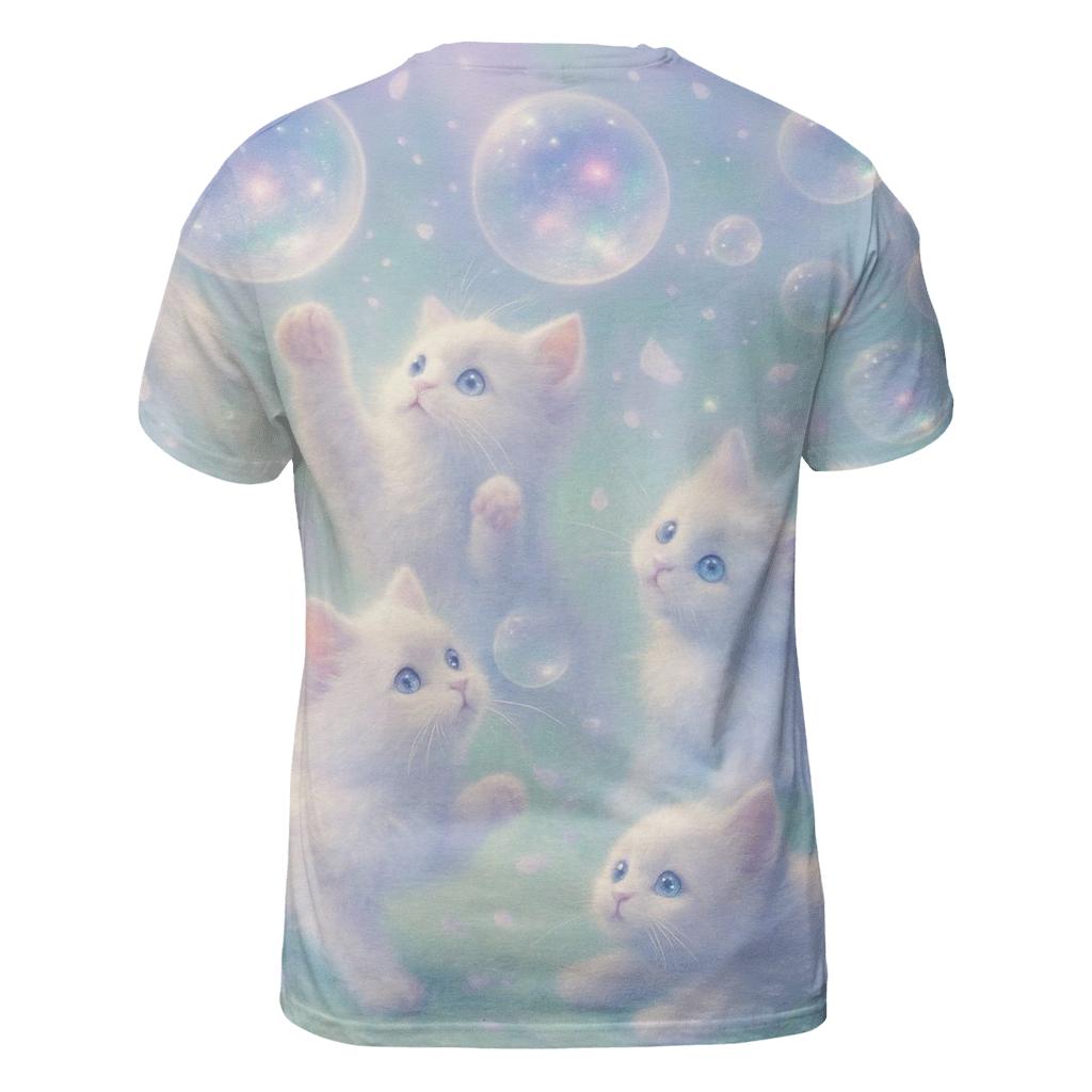 Bubble Nebula Kittens trendy printed shirt styles