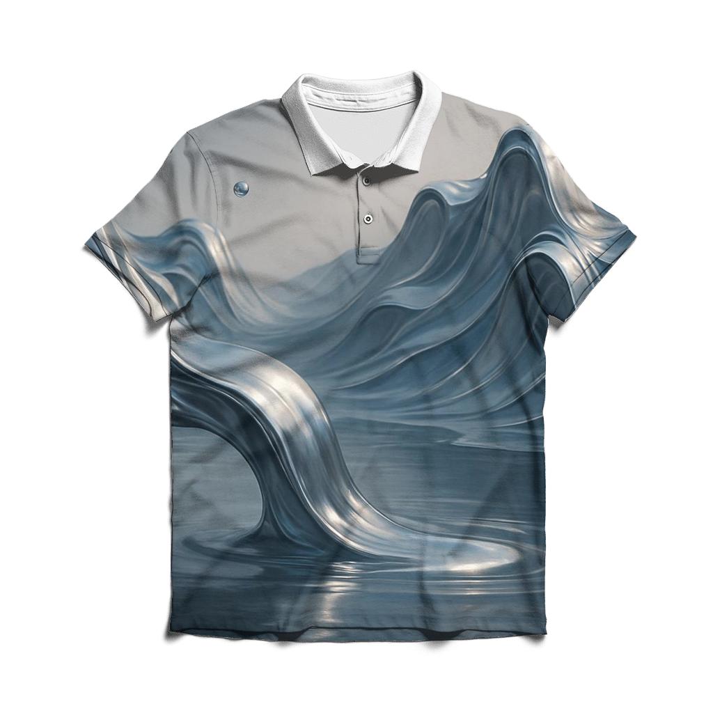 Liquid Metal Horizon casual sports polo shirts