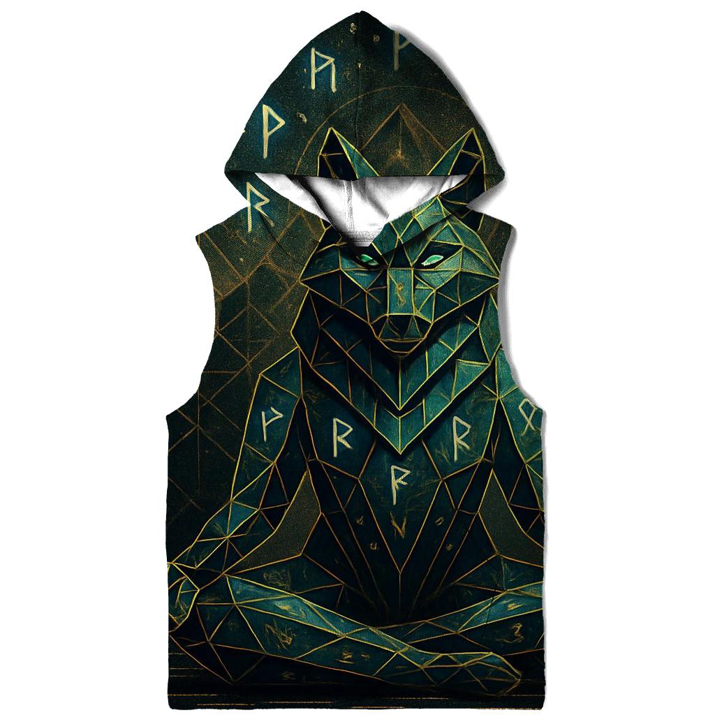 Geomancer Rune Wolf custom hoodies