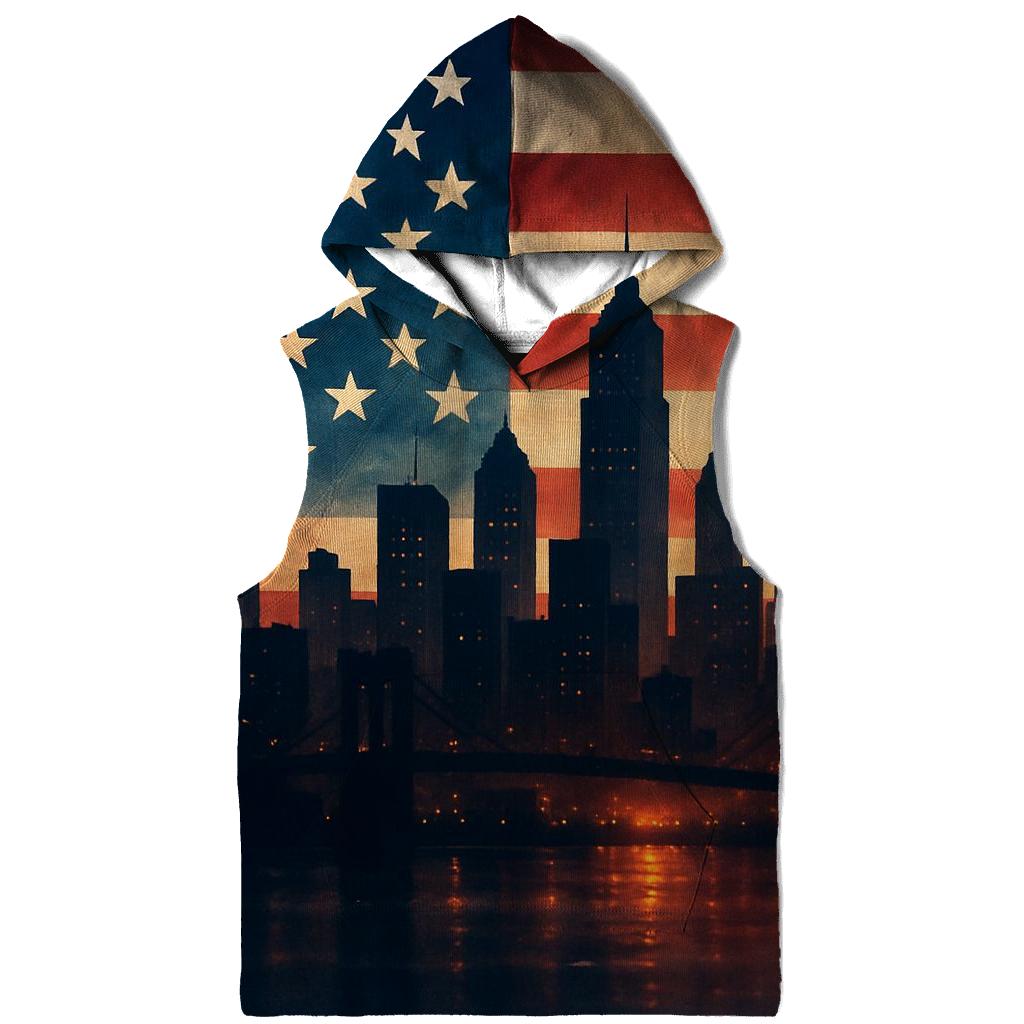 Silhouette Skyline Stripes hoodie trends