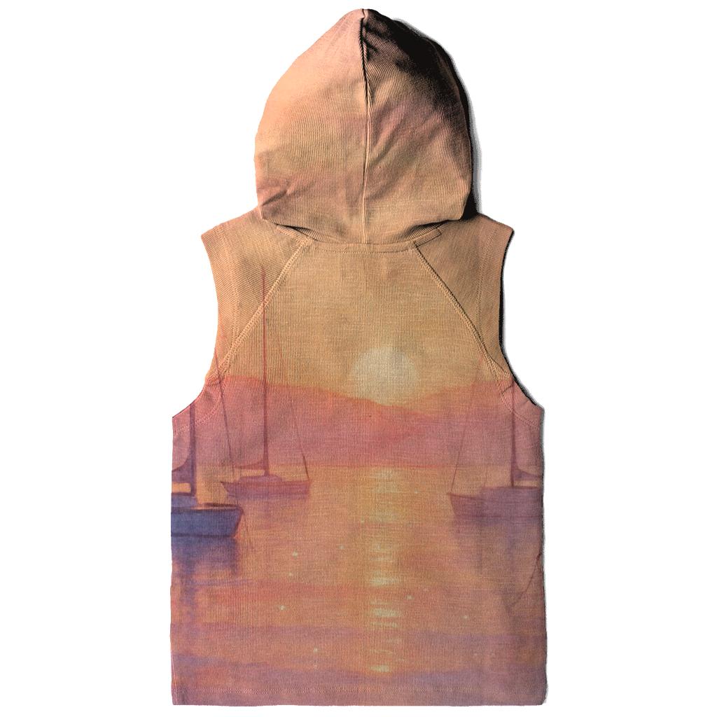 Pastel Harbor Lullaby pullover hoodies