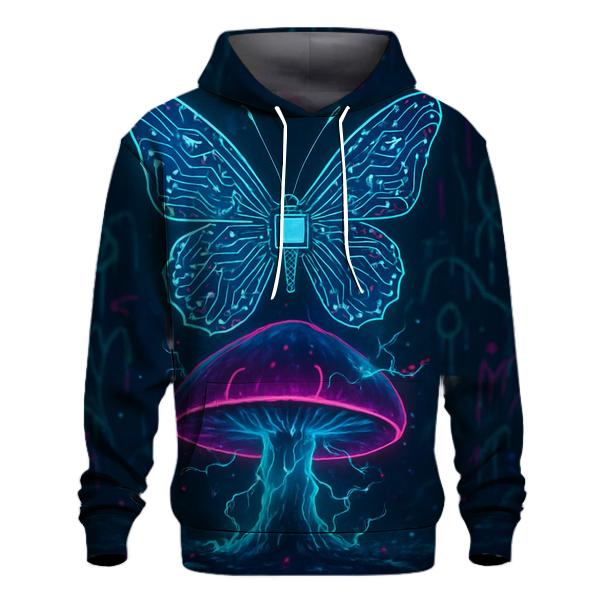 Circuitboard Monarch zip-up hoodies