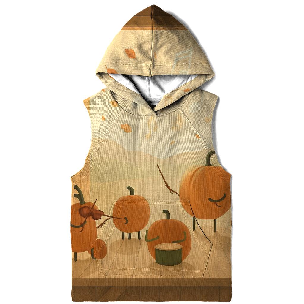 Sunlit Pumpkin Orchestra embroidered hoodies