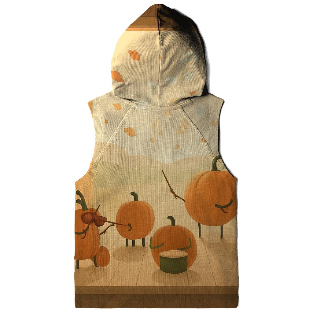 Sunlit Pumpkin Orchestra embroidered hoodies