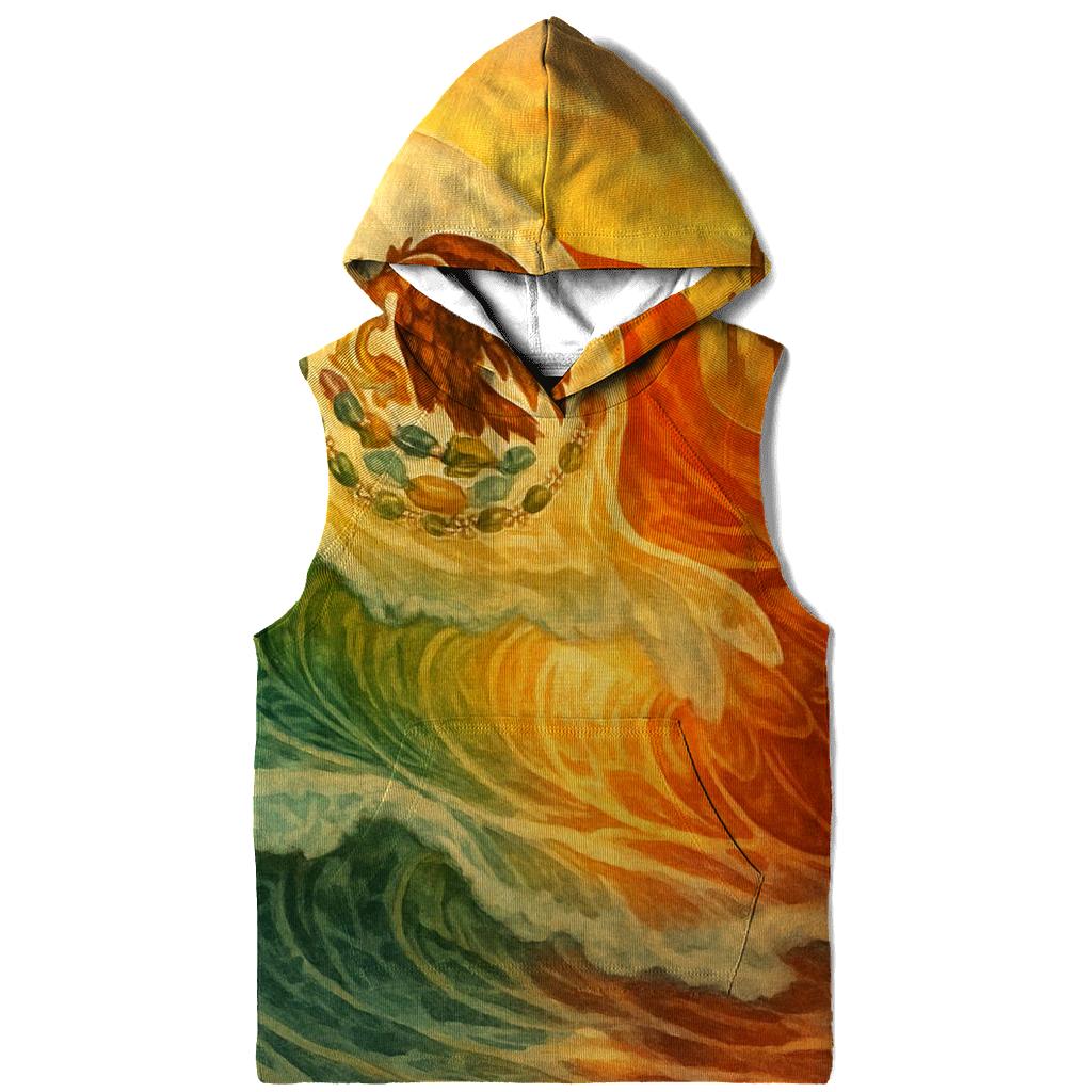 Aztec Wave Merge lightweight hoodies