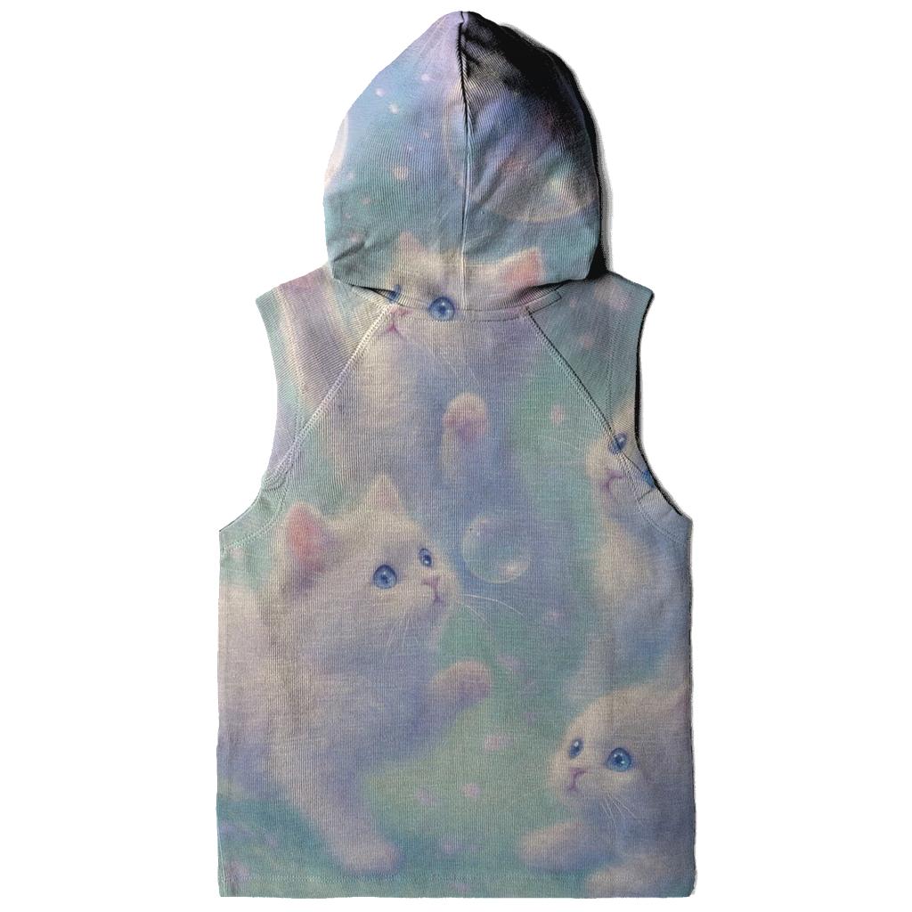 Bubble Nebula Kittens zip-up hoodies