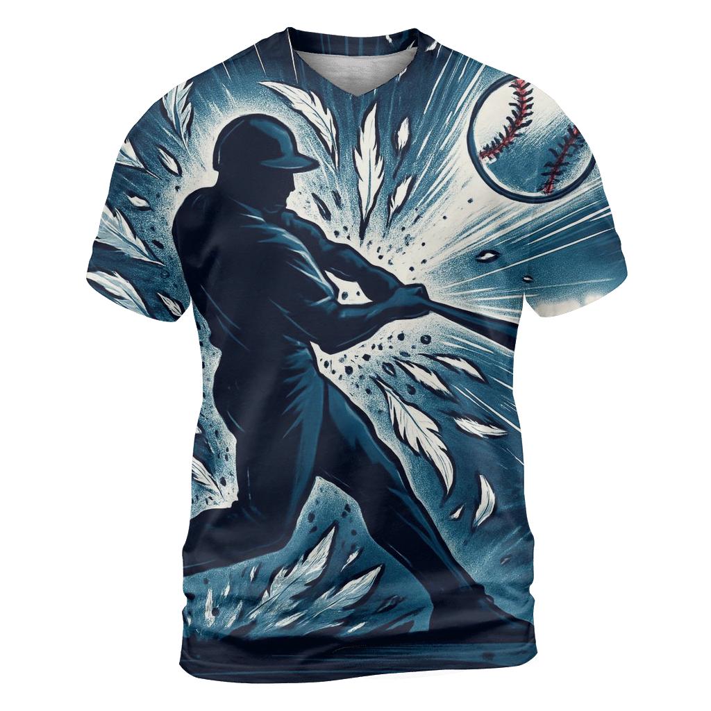 Hero At The Plate With Blue Jays creative print fashion shirts