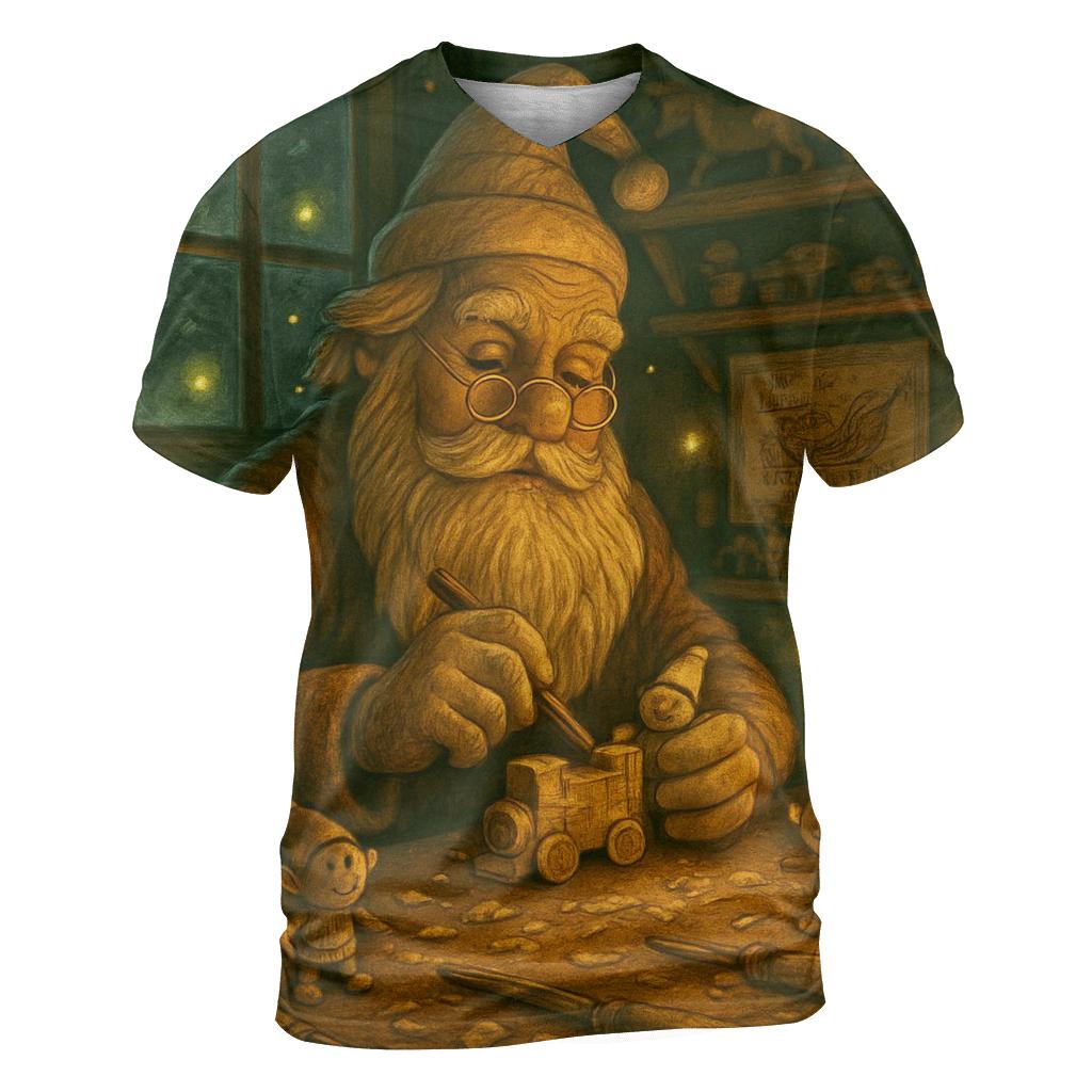 Woodland Toymaker Santa personalized full print shirts